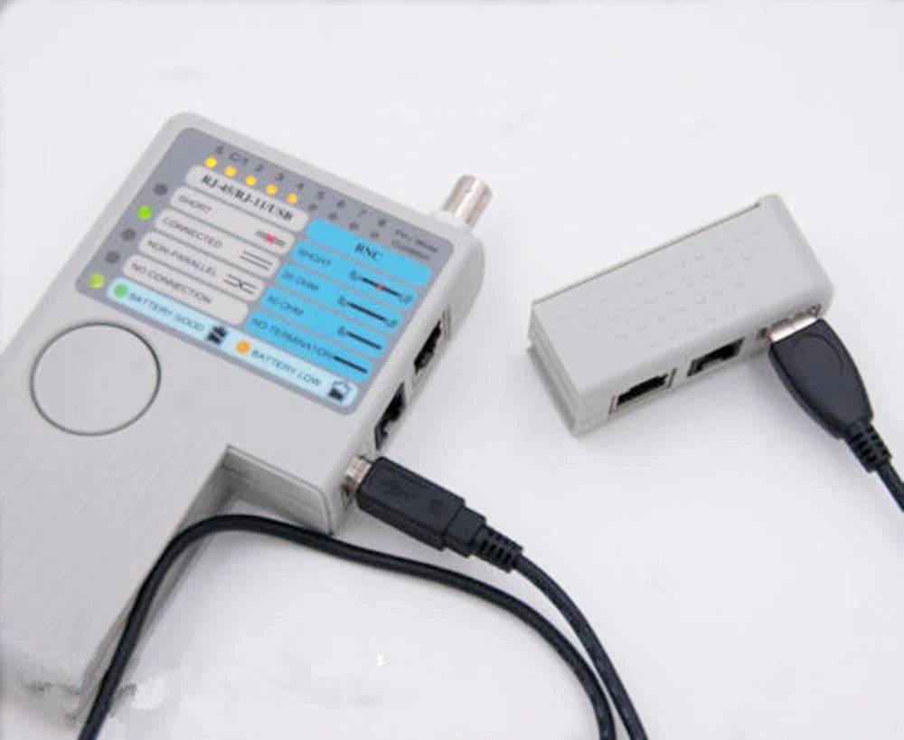  Network Cable Tester for RJ45/RJ11/USB/BNC LAN Cable Cat5 Cat6 