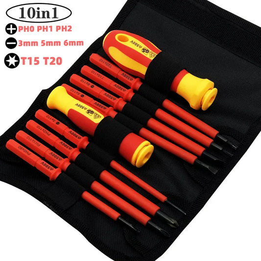 Insulated Magnetic screwdriver set