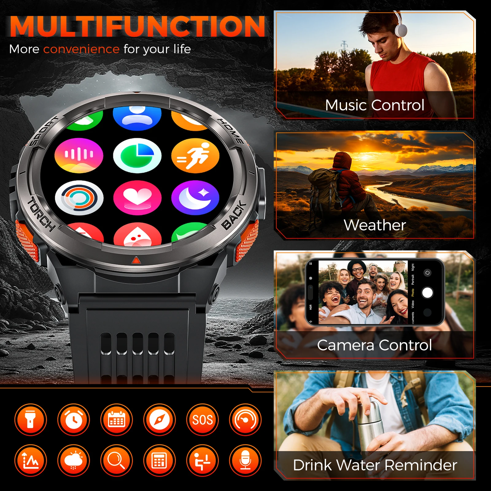 EIGIIS KE5 3ATM Waterproof Smart Watch - Image 3