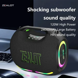 ZEALOT ZE01 300W Waterproof Bluetooth Speaker - Thumbnail Image 6