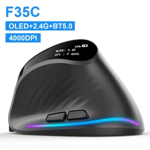 Lefon 2.4G Ergonomic Wireless Mouse Rechargeable - Thumbnail Image 4