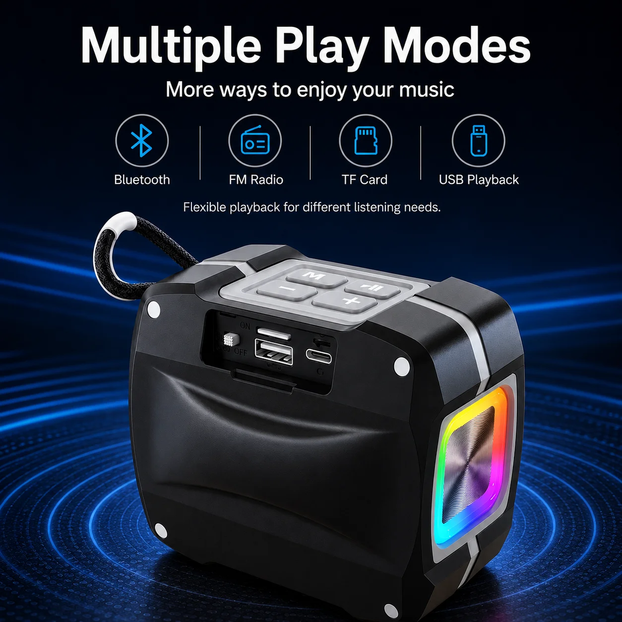 Portable Bluetooth Speaker - Image 4