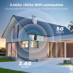 4K Wifi Home Security Camera Wireless Outdoor - Thumbnail Image 5