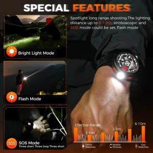 EIGIIS KE5 3ATM Waterproof Smart Watch - Thumbnail Image 8