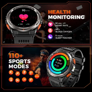 EIGIIS KE5 3ATM Waterproof Smart Watch - Thumbnail Image 6