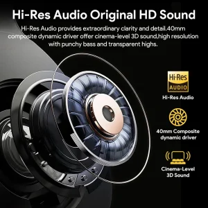 QCY H3 ANC Wireless Bluetooth Headphones - Thumbnail Image 4