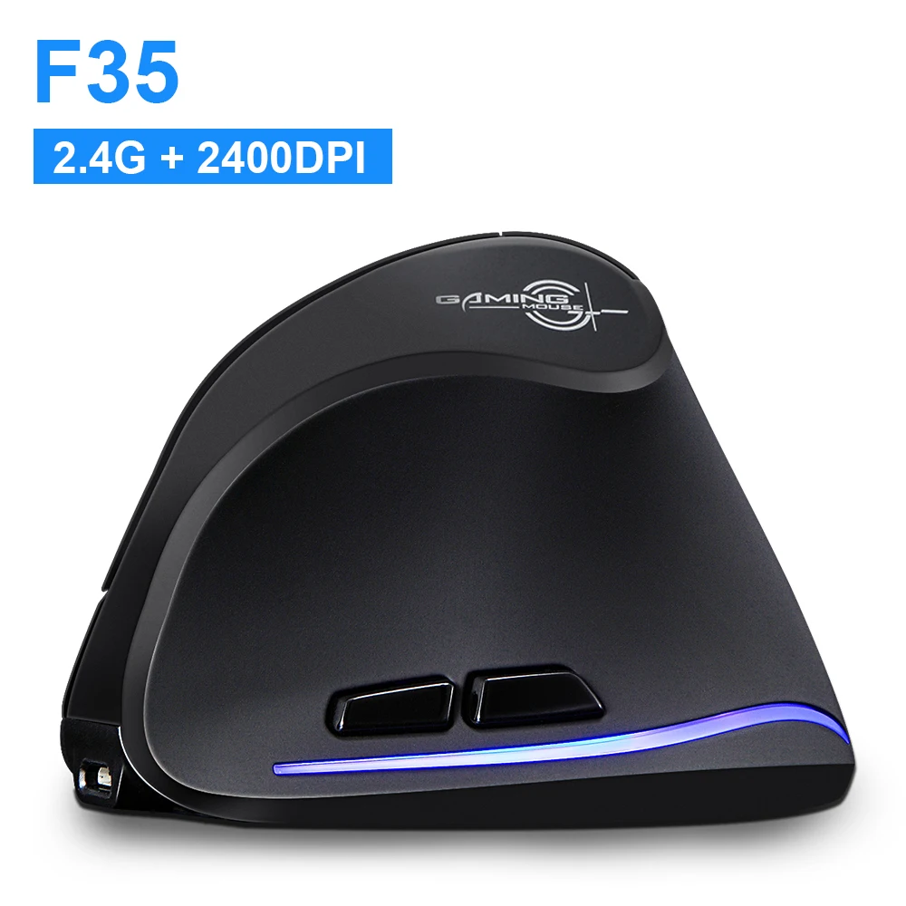 Lefon 2.4G Ergonomic Wireless Mouse Rechargeable - Image 2