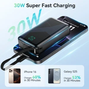 10000mAh PD30W Portable Power Bank - Thumbnail Image 4