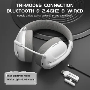 ATTACK SHARK L80 Tri-Mode Wireless Gaming Headset