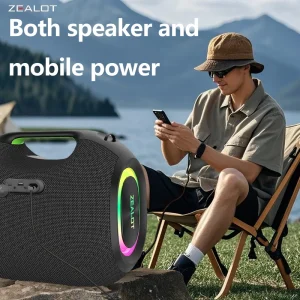 ZEALOT ZE01 300W Waterproof Bluetooth Speaker - Thumbnail Image 5