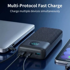 20000mAh 18W PD Fast Charging Power Bank - Thumbnail Image 3