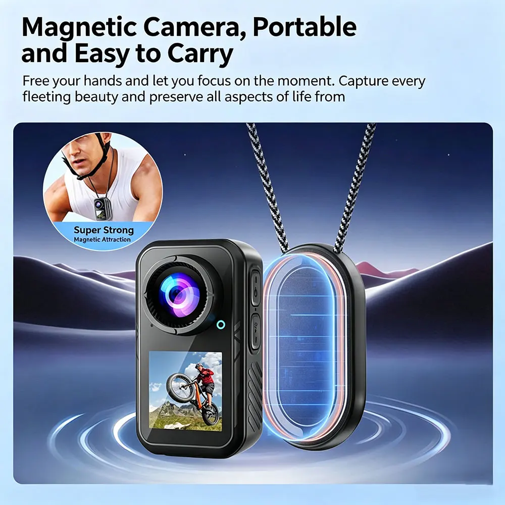 ANSVICAM 5K Mini Action Camera 4K60FPS - Image 2