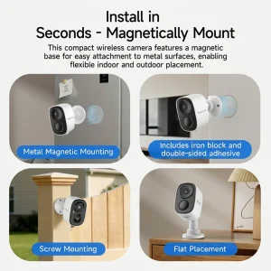 4K Wifi Home Security Camera Wireless Outdoor - Thumbnail Image 2