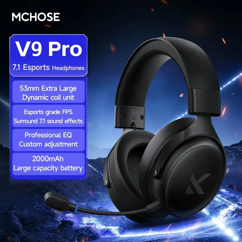 MCHOSE V9 Pro Wireless Gaming Headset - Image 4