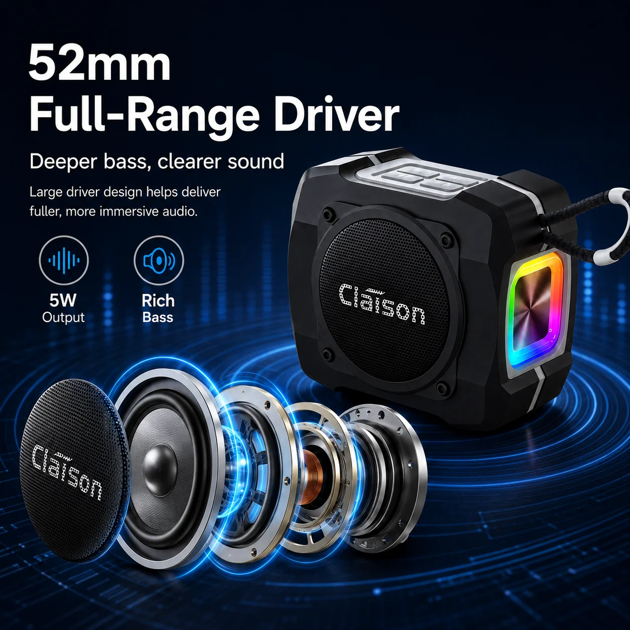 Portable Bluetooth Speaker - Image 2