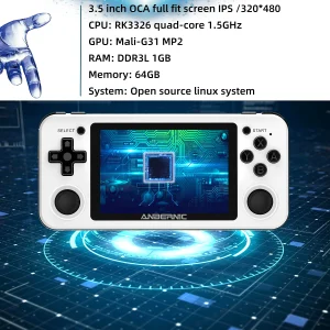 ANBERNIC RG351P Retro Handheld Game Console - Thumbnail Image 3