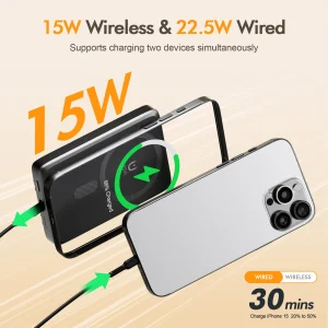 10000W Magnetic Power Bank Wireless Charger - Thumbnail Image 3