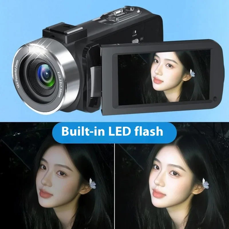 4K Video Camera Camcorder Ultra 80MP Digital - Image 2