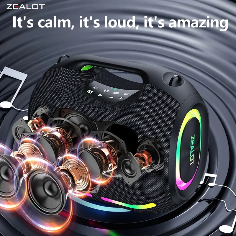 ZEALOT ZE01 300W Waterproof Bluetooth Speaker - Image 3