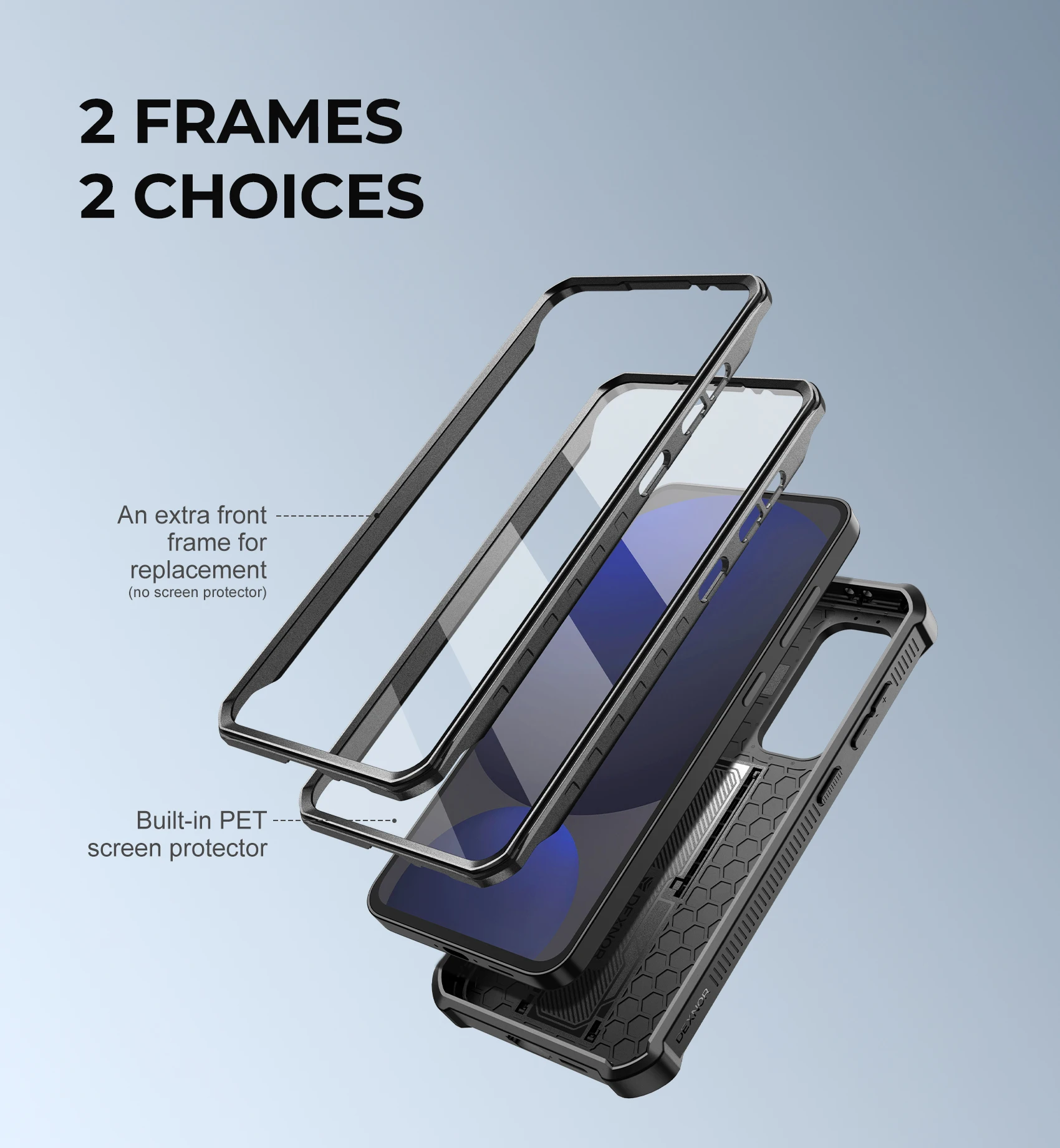 DEXNOR Shockproof Full Body Samsung Case - Image 4
