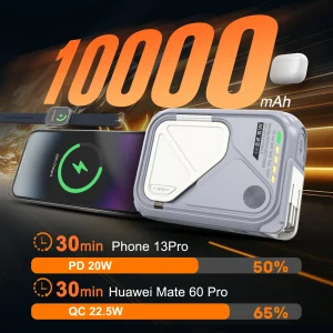 22.5W 10000mAh Magnetic Wireless Power Bank - Thumbnail Image 2
