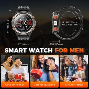 EIGIIS KE5 3ATM Waterproof Smart Watch - Thumbnail Image 4