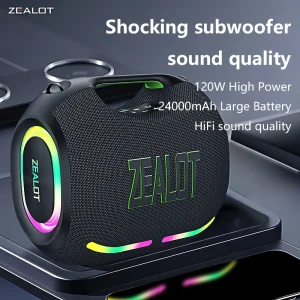 ZEALOT ZE01 300W Waterproof Bluetooth Speaker - Thumbnail Image 2