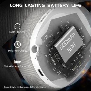 ATTACK SHARK L80 Tri-Mode Wireless Gaming Headset - Thumbnail Image 4