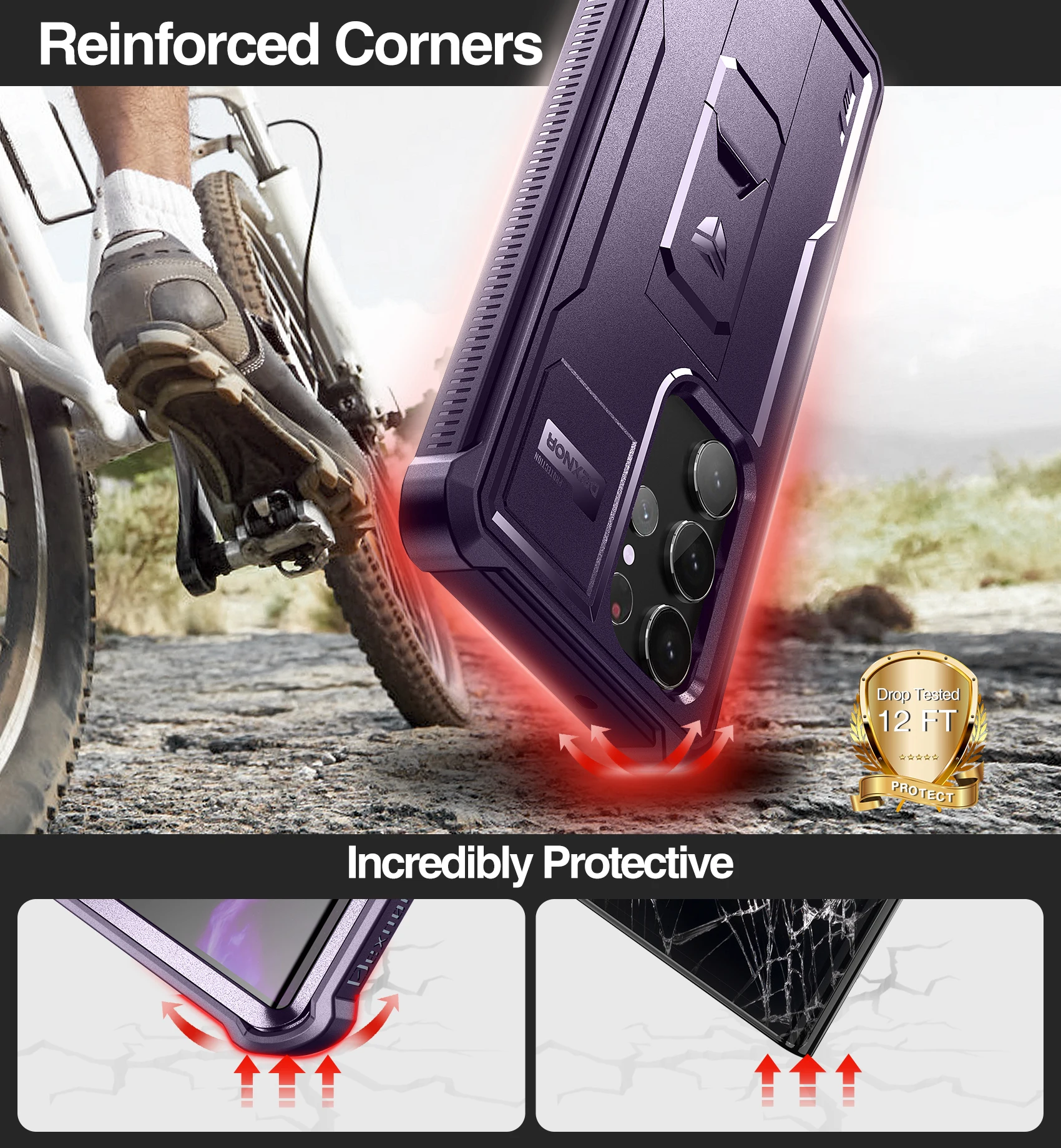 DEXNOR Shockproof Full Body Samsung Case - Image 3