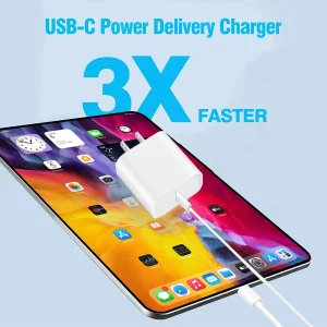 Fast Charging Wall Charger with 6FT USB-C Cable - Thumbnail Image 3