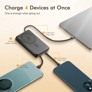 10000W Magnetic Power Bank Wireless Charger - Thumbnail Image 2
