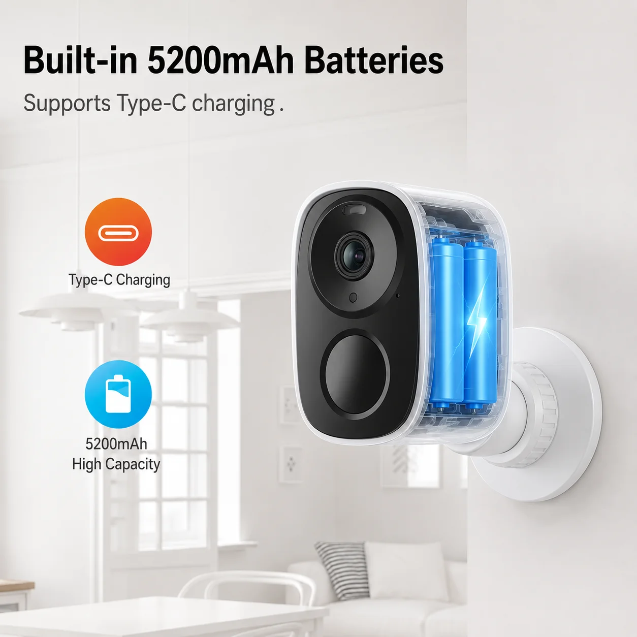 4K Wifi Home Security Camera Wireless Outdoor - Image 4