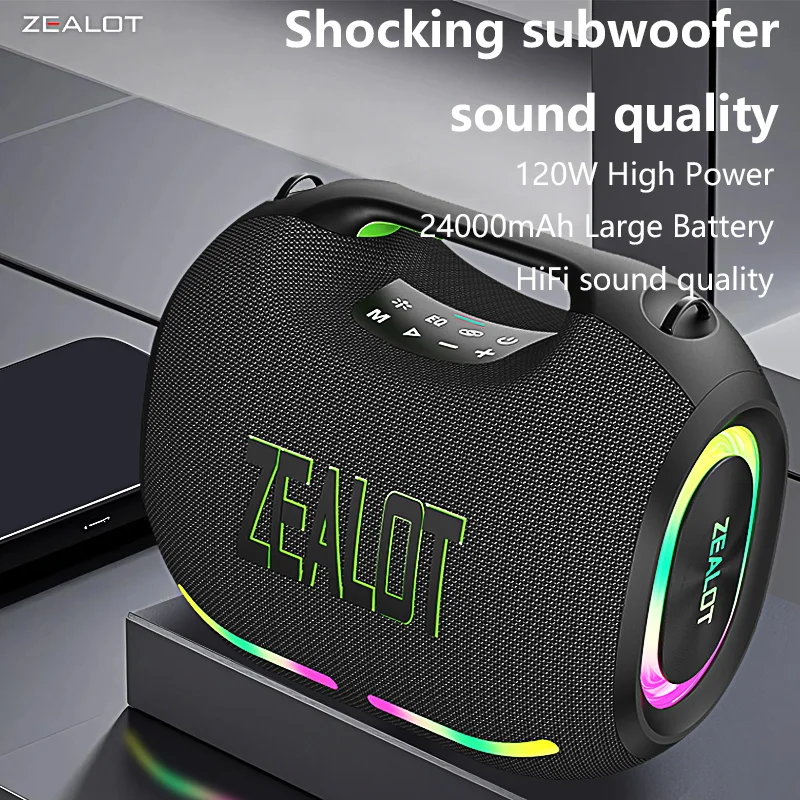ZEALOT ZE01 300W Waterproof Bluetooth Speaker - Image 4