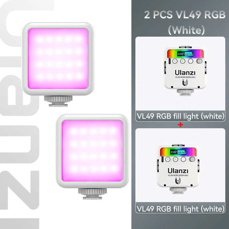 Ulanzi VL49 RGB Mini LED Video Light - Image 2