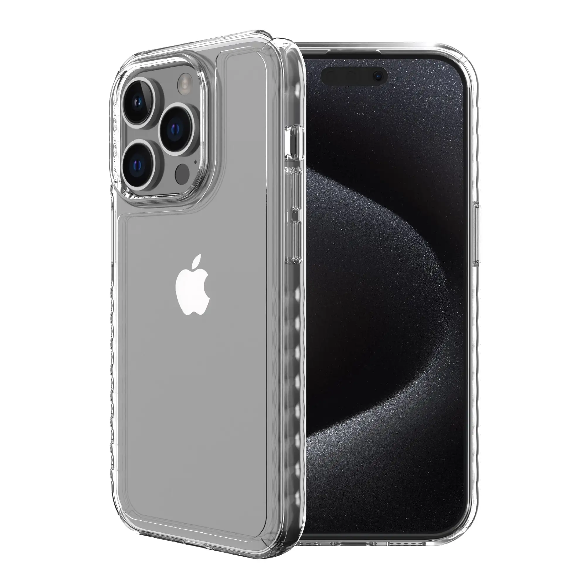 ONN Clear Protective Case for iPhone 15 Pro Max - Image 4